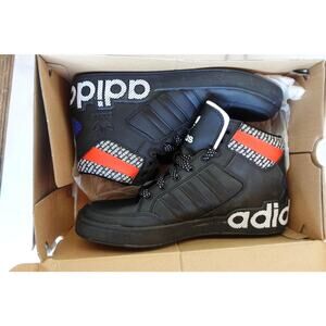 Adidas Hardcourt Shoes Mens Size 11 Black Red High Top FV5464 Basketball Sneaker